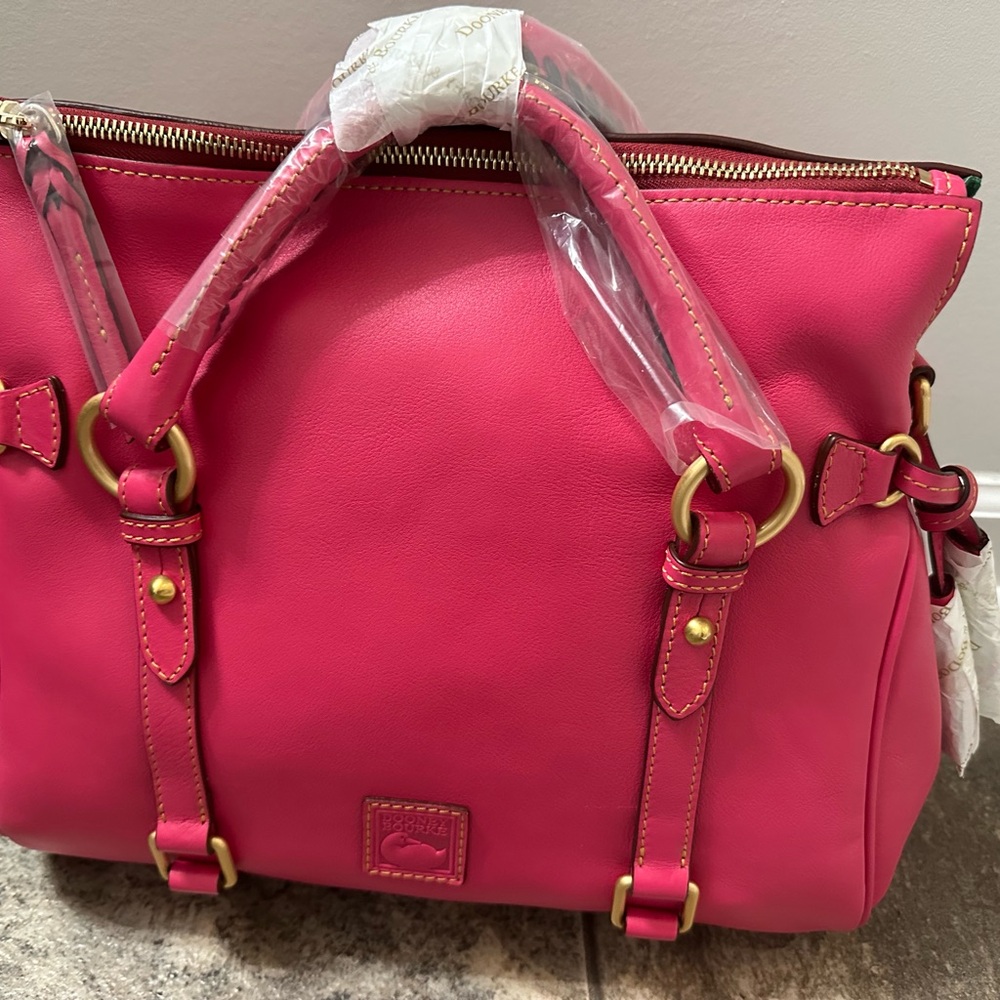 Dooney & Bourke Large Florentine Pink Satchel